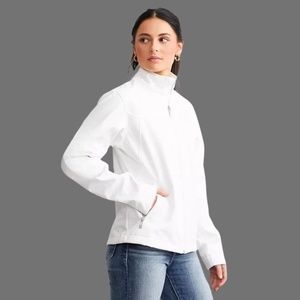 White Softshell Michelin Man Jacket